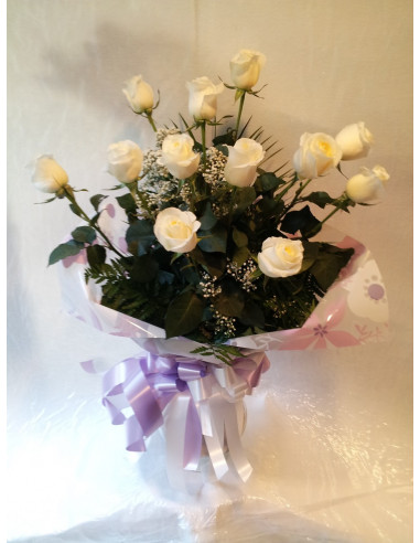 Ramo de Rosas de tallo largo